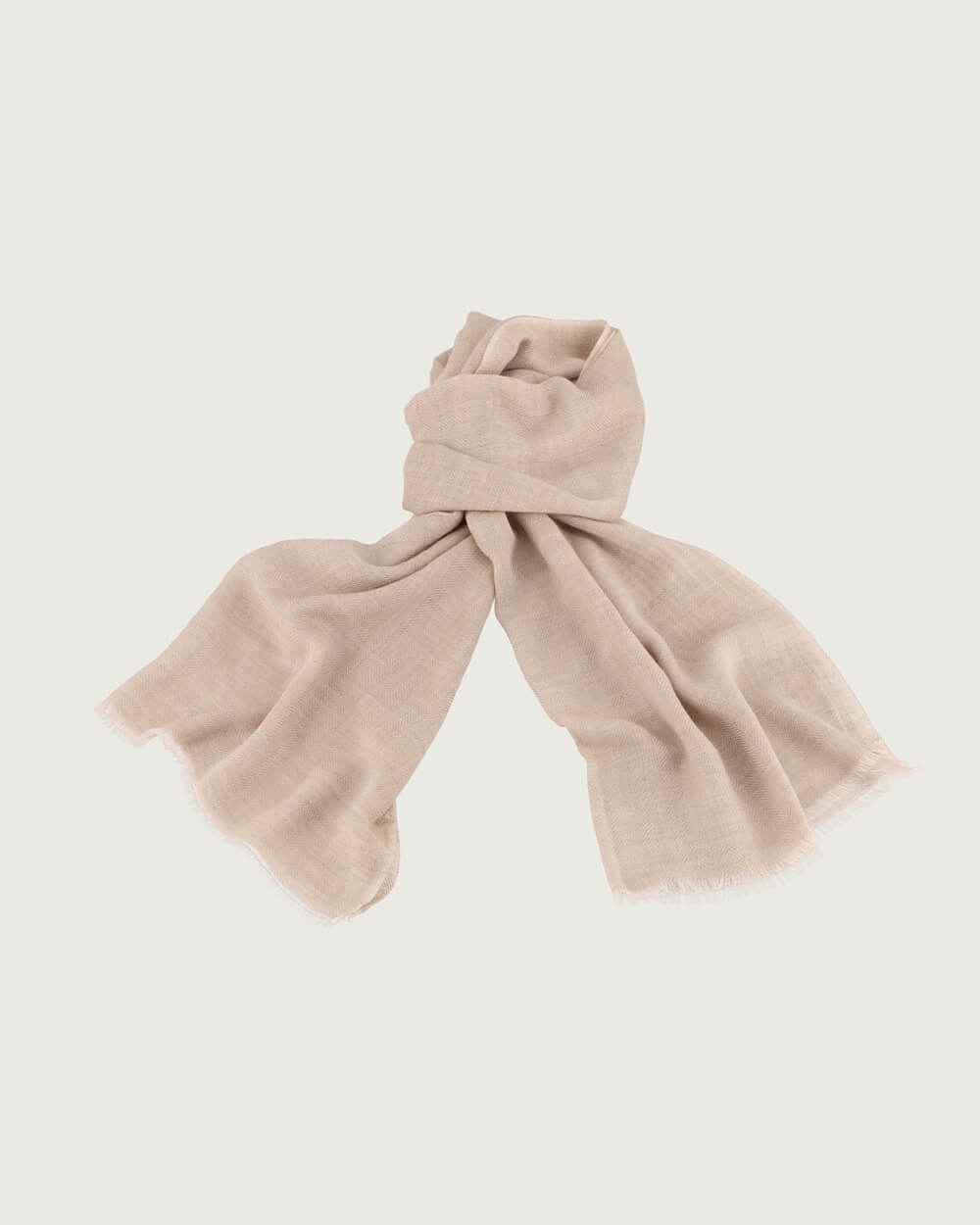 BUFANDA BEIGE WOOL