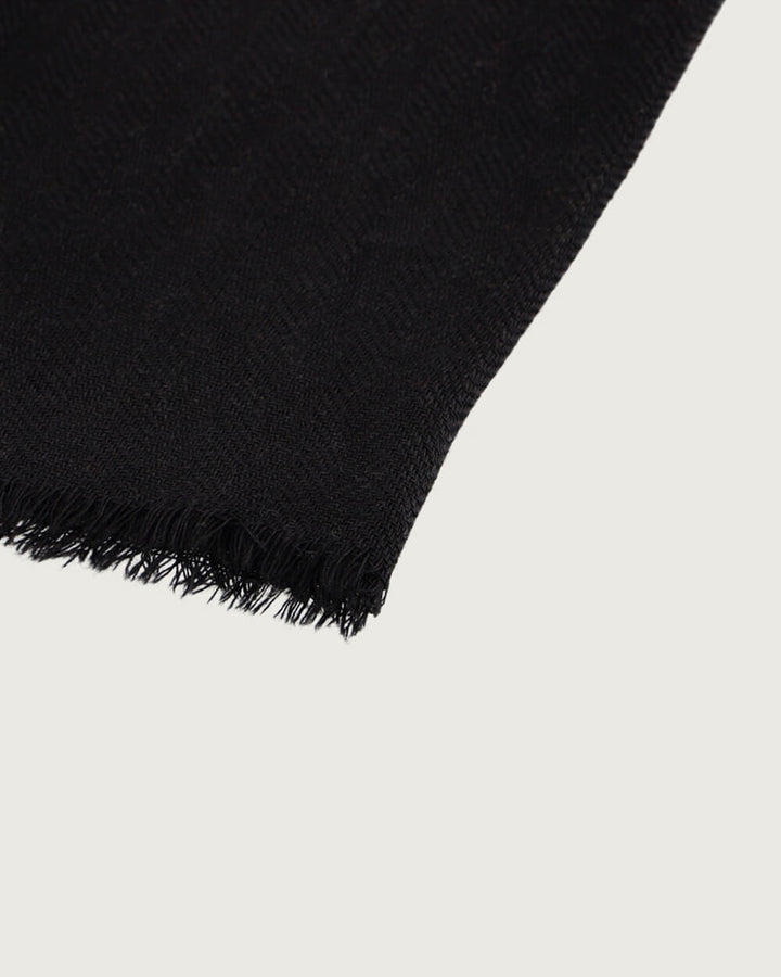 BUFANDA BLACK WOOL