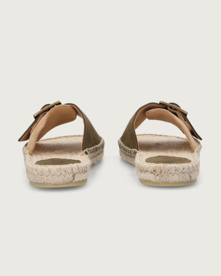 SANDALIA CANDELA OLIVA / BEIGE