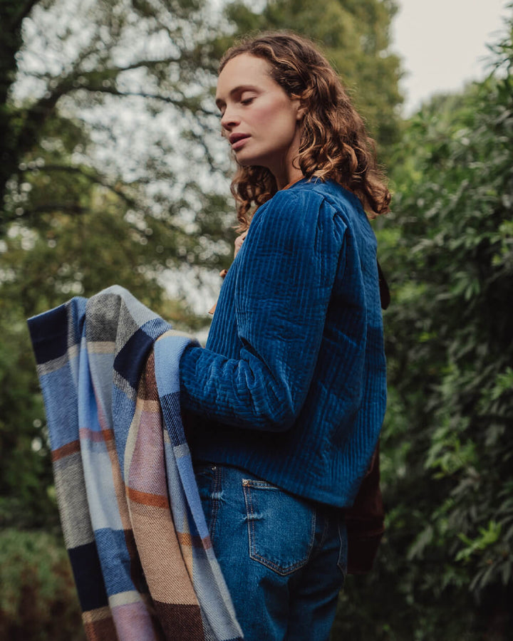 CHAQUETA BONNIE BLUE 100% VELVET