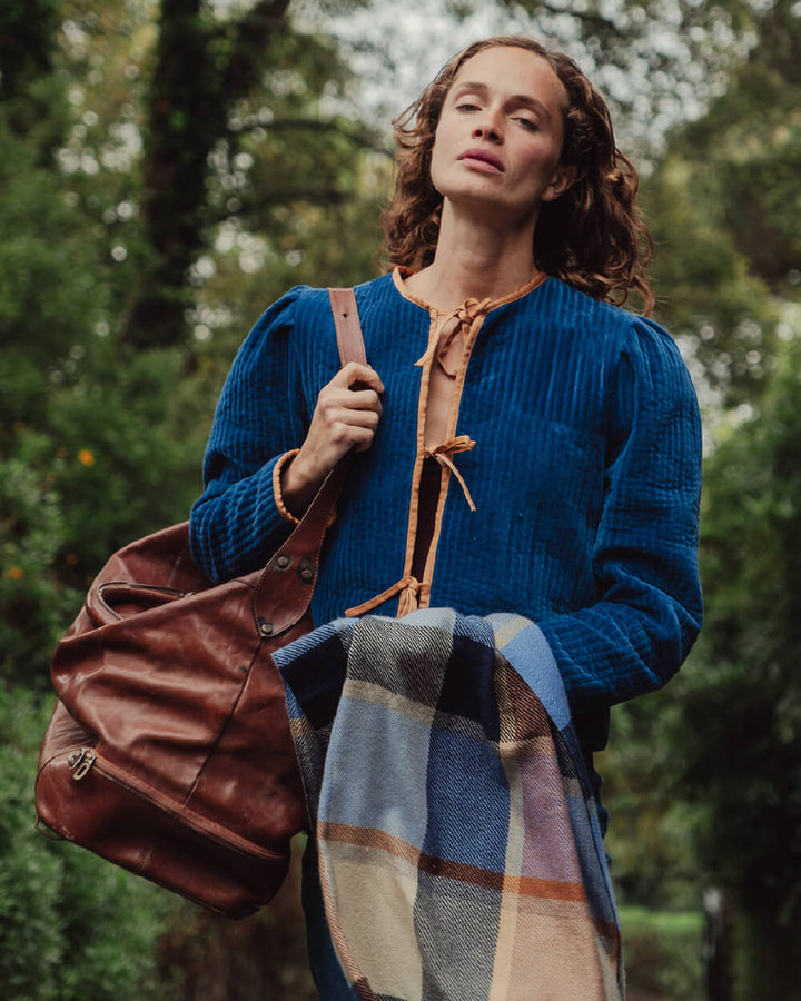 CHAQUETA BONNIE BLUE 100% VELVET