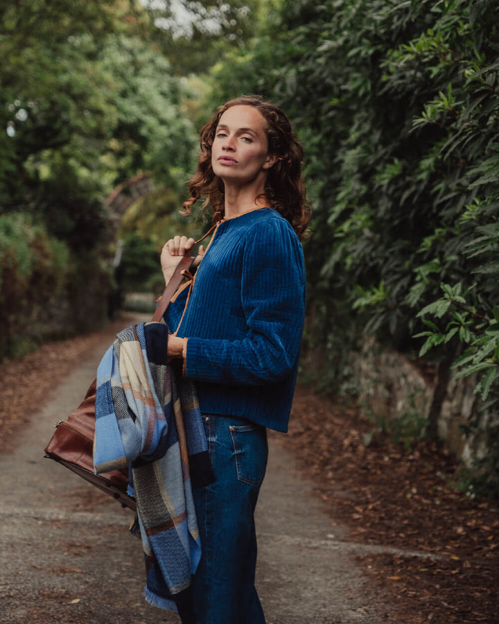 CHAQUETA BONNIE BLUE 100% VELVET