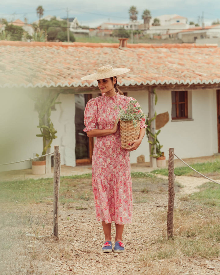 VESTIDO HORTENSIA ROSA