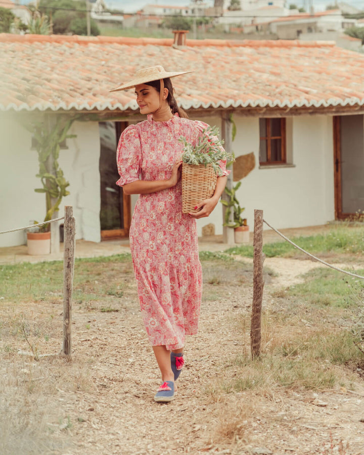 VESTIDO HORTENSIA ROSA