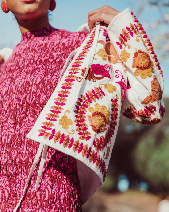 VESTIDO DALIA PINK PALM