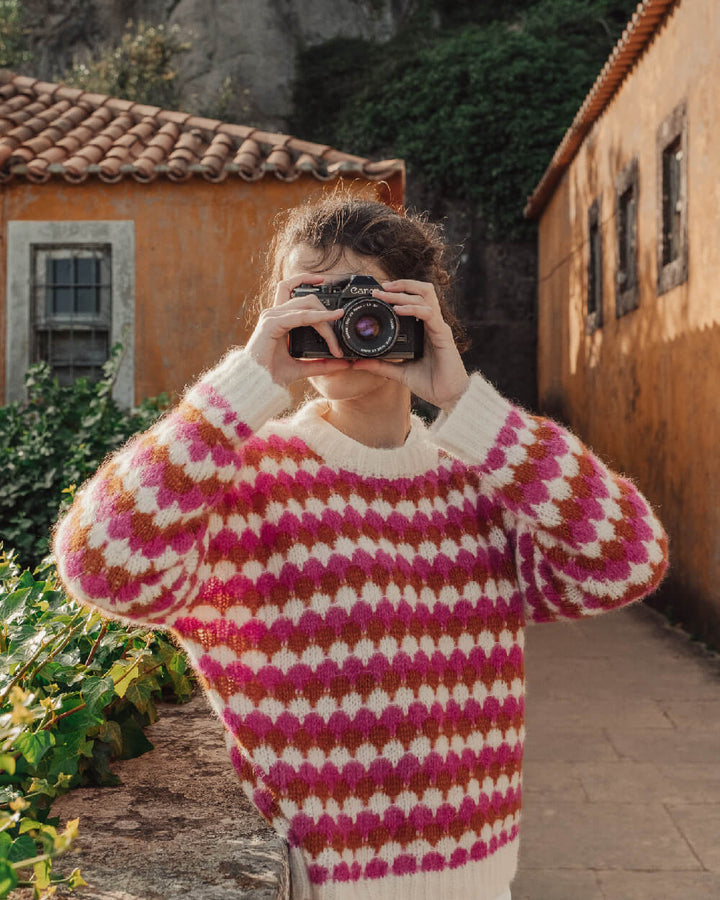 CHALECO LUSS FUCSIA ALPACA