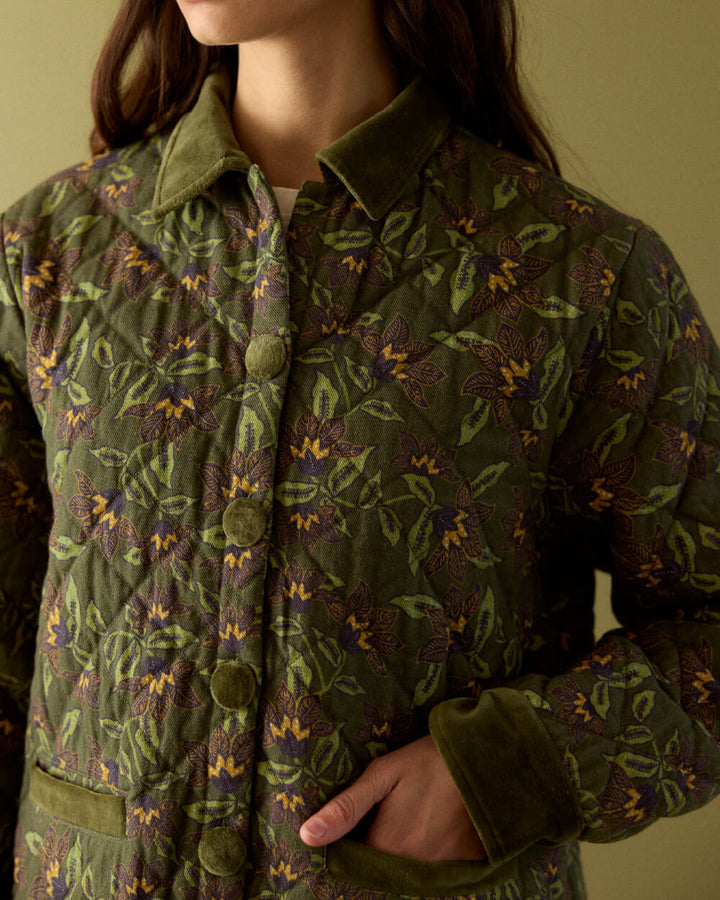 CHAQUETA DE ALGODÓN JUANA FLOWERS