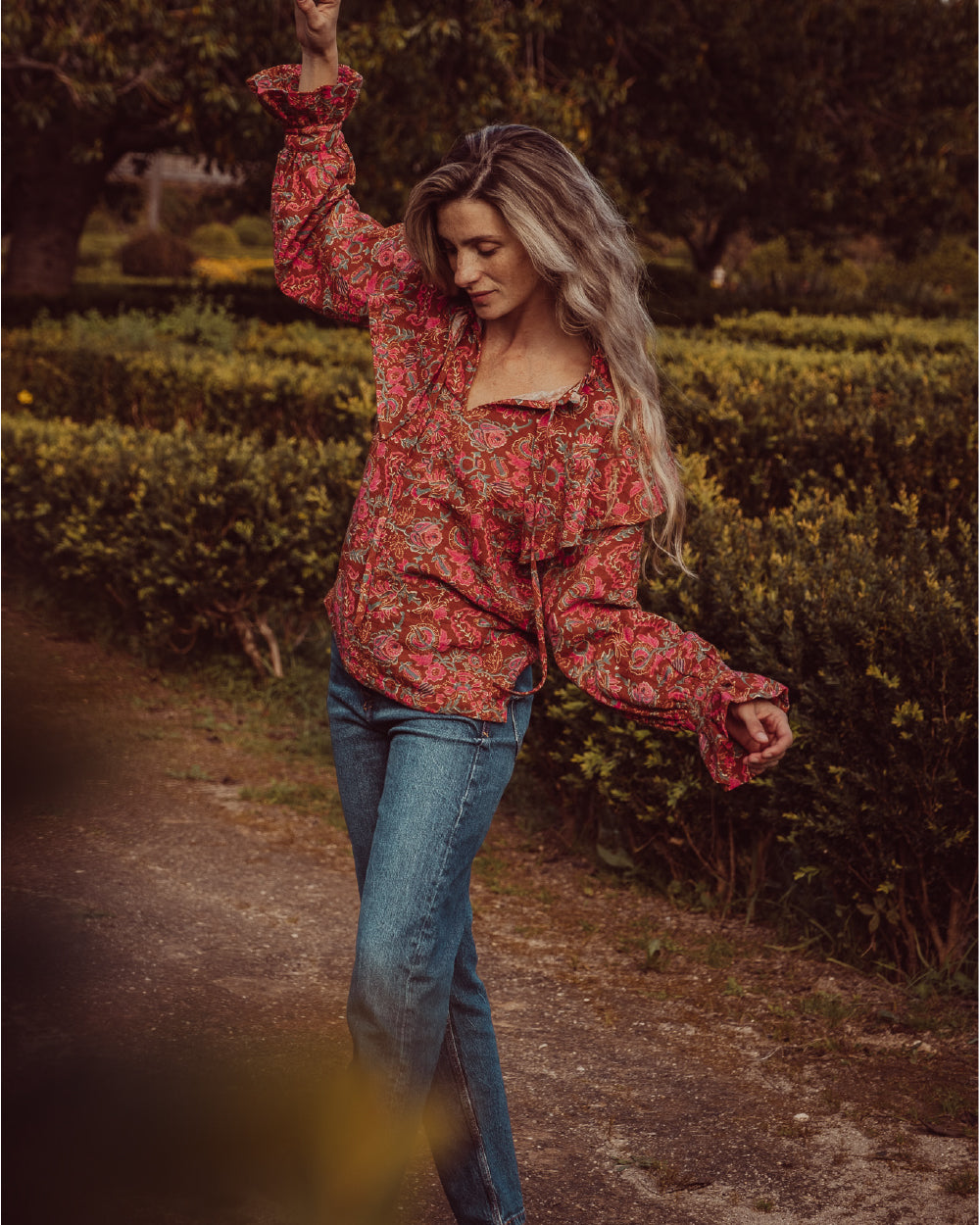 BLUSA BUGAMBILIA RED