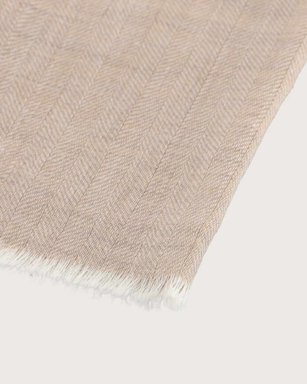 BUFANDA BEIGE WOOL