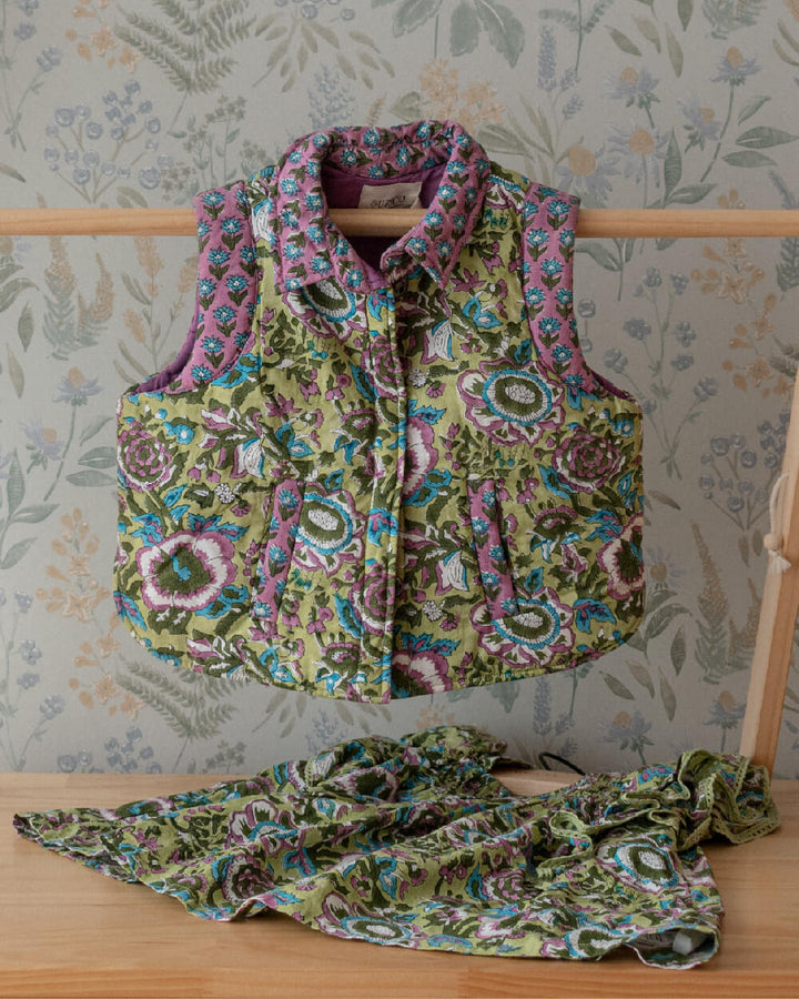 CHAQUETA BUTTERFLY VERDE PETITE