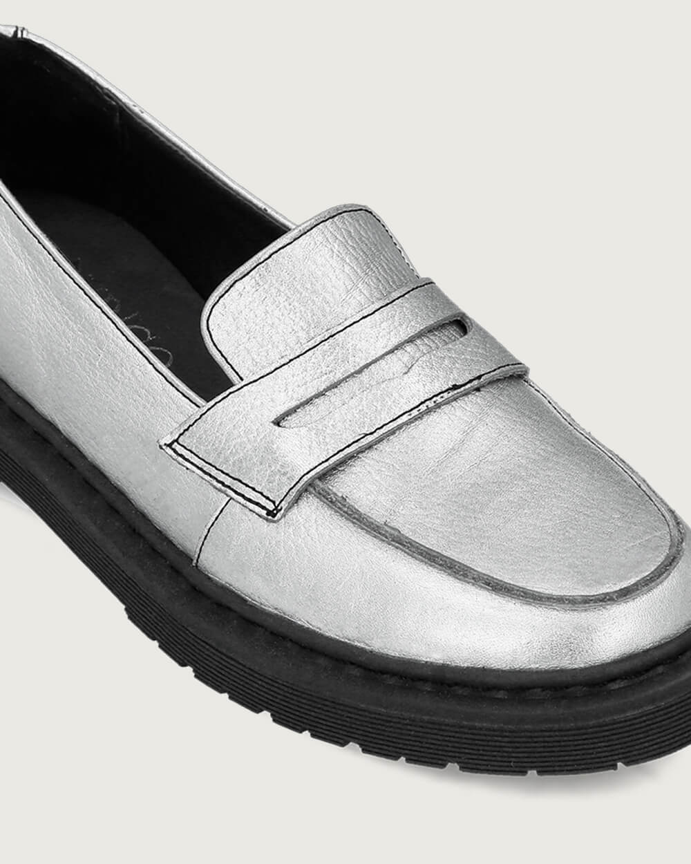 MOCASÍN GEORGETTE PLATA